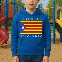 Libertad Catalunya Catalan Catalonia Independence Espana Gift Kids Hoodie thumb 2