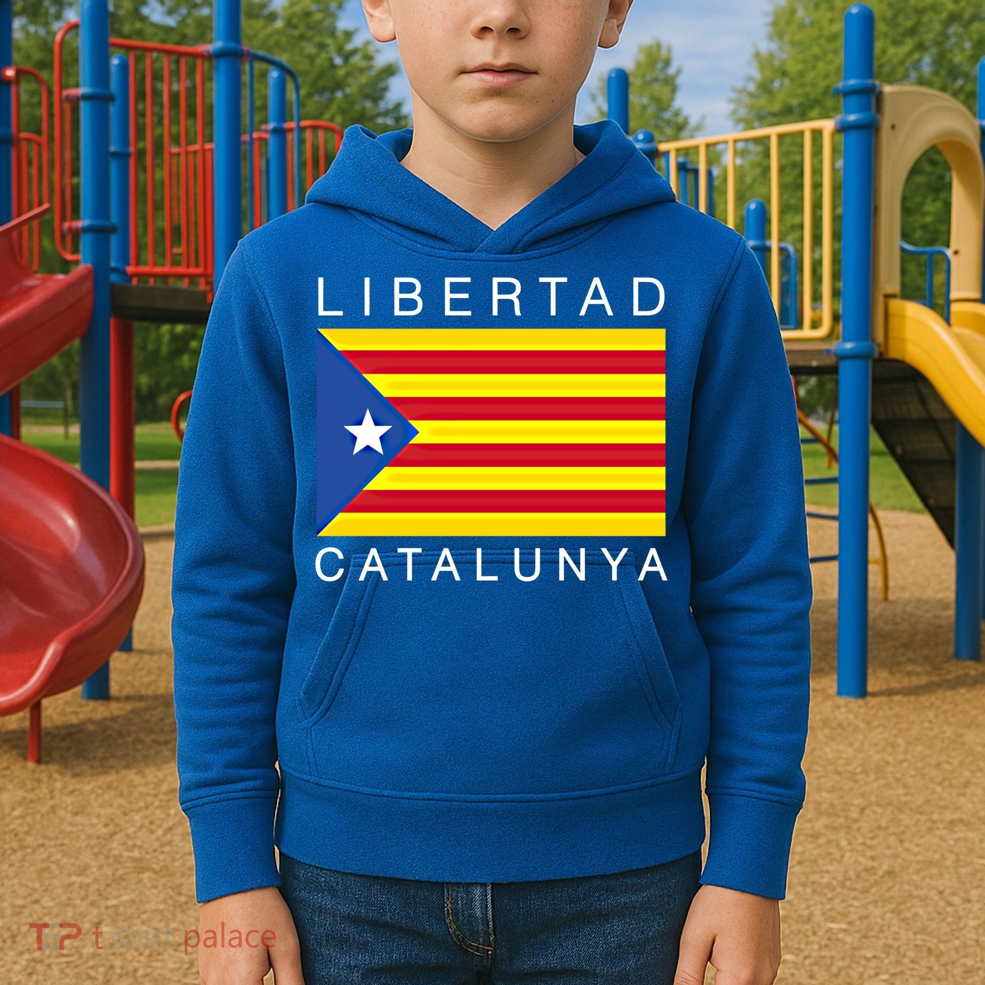 Libertad Catalunya Catalan Catalonia Independence Espana Gift Kids Hoodie