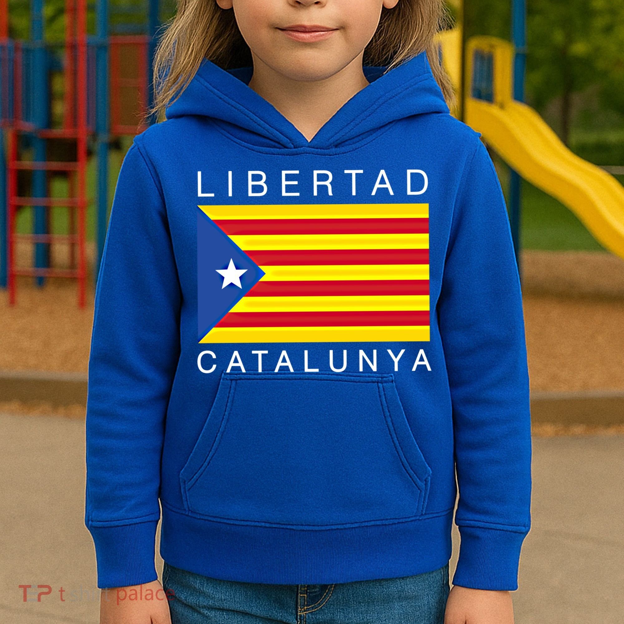 Libertad Catalunya Catalan Catalonia Independence Espana Gift Kids Hoodie