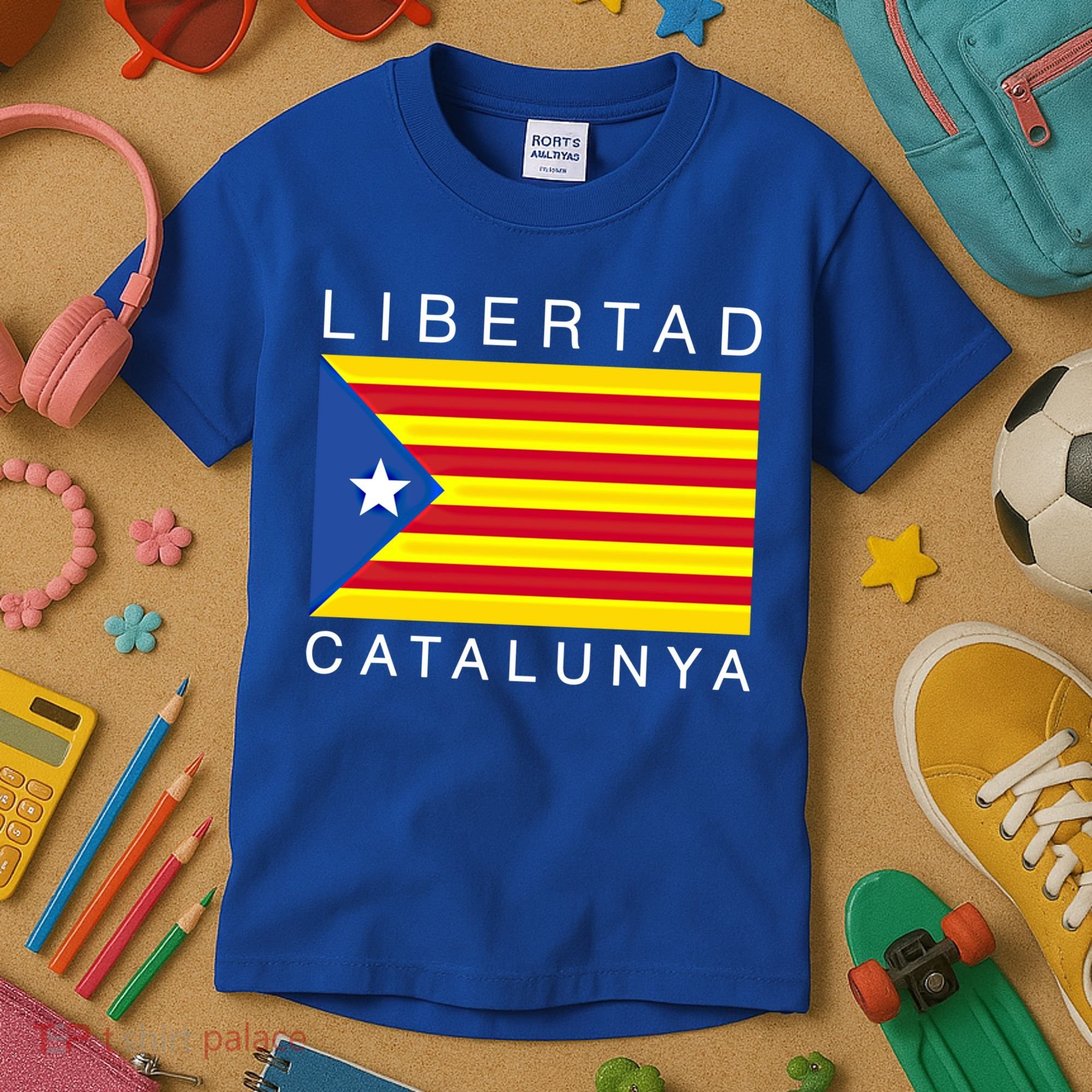 Libertad Catalunya Catalan Catalonia Independence Espana Gift Kids T-Shirt