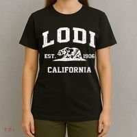 Lodi California CA Vintage State Athletic Style T-Shirt thumb 4