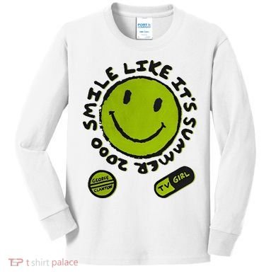 L Color Changing Smile Like It’S Summer 2000 Kids Long Sleeve Shirt
