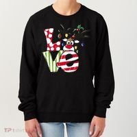 Love Christmas Cute Reindeer Women's Sweatshirt thumb 0