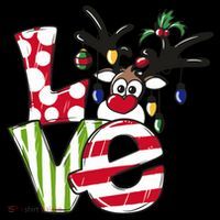 Love Christmas Cute Reindeer Coffee Mug thumb 5
