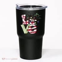 Love Christmas Cute Reindeer Tumbler thumb 0