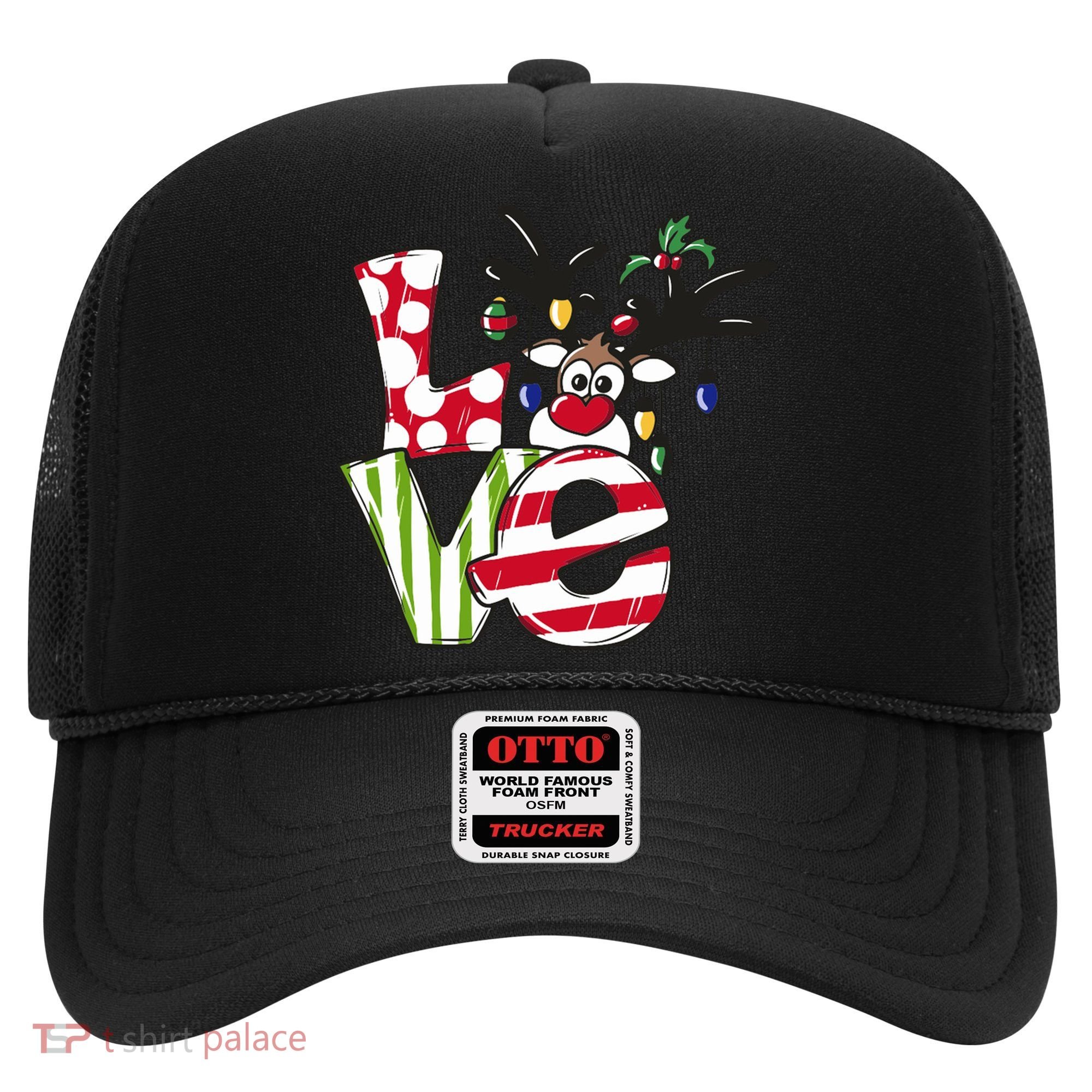 Love Christmas Cute Reindeer Hat