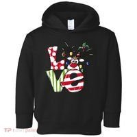 Love Christmas Cute Reindeer Toddler Hoodie thumb 0