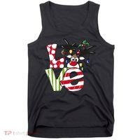 Love Christmas Cute Reindeer Tank Top thumb 0