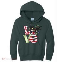 Love Christmas Cute Reindeer Kids Hoodie thumb 0