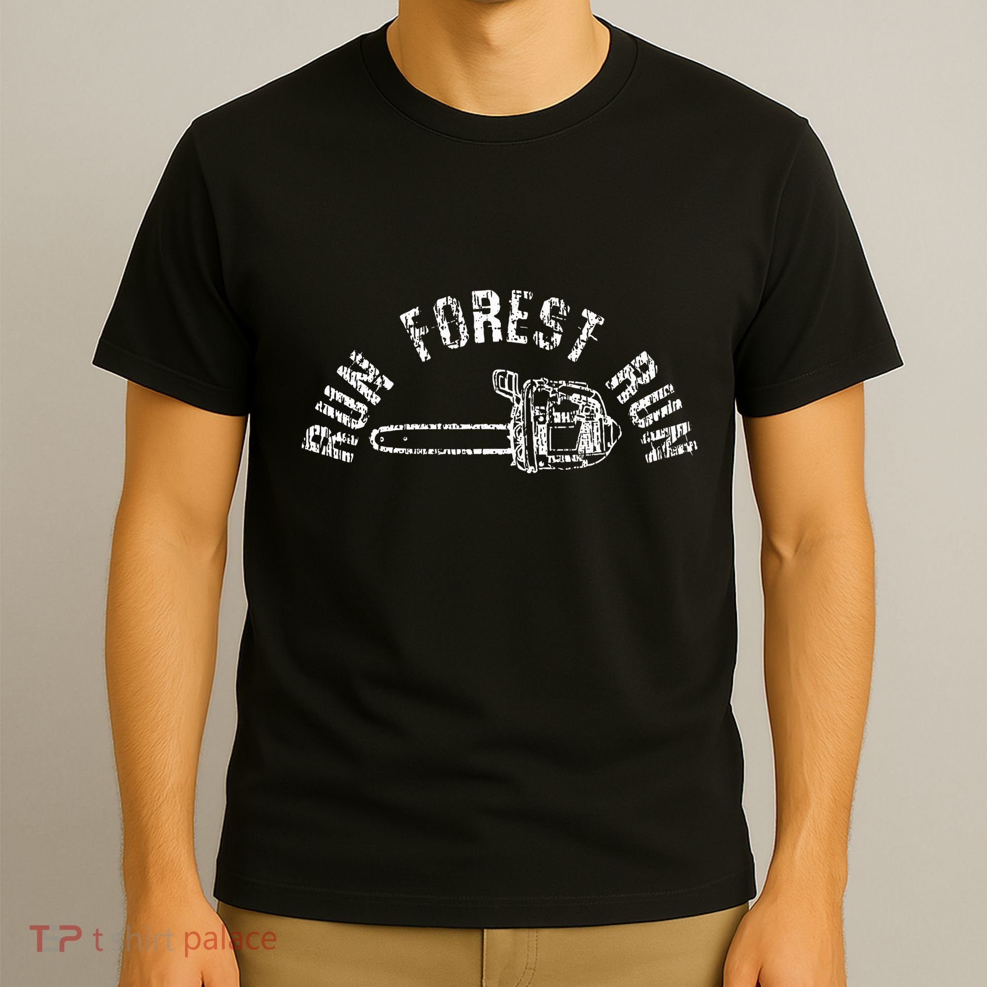 Lumberjack Chainsaw Chop Wood Gift T-Shirt