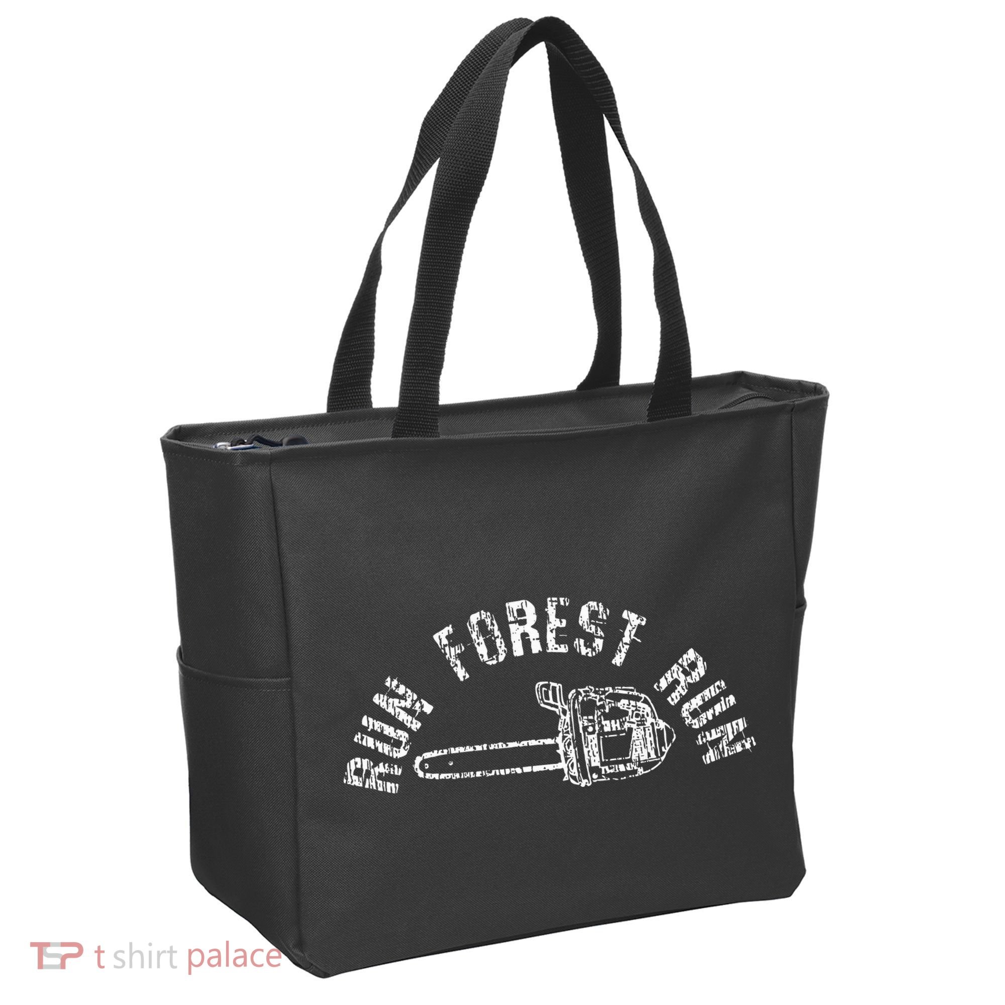 Lumberjack Chainsaw Chop Wood Gift Tote Bag