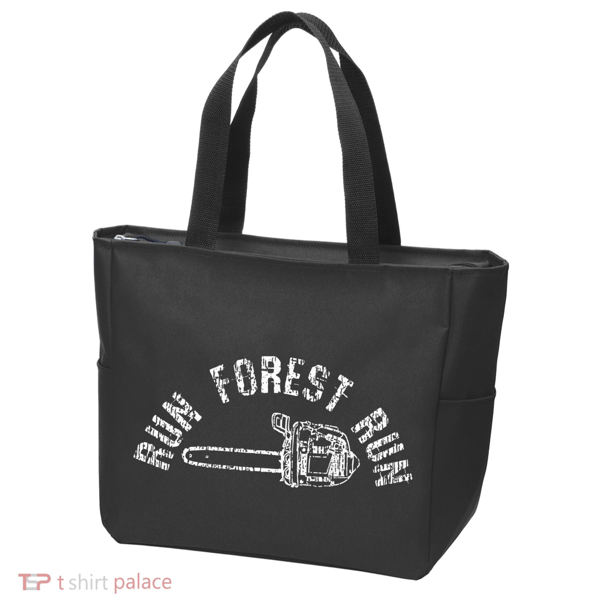 Lumberjack Chainsaw Chop Wood Gift Tote Bag