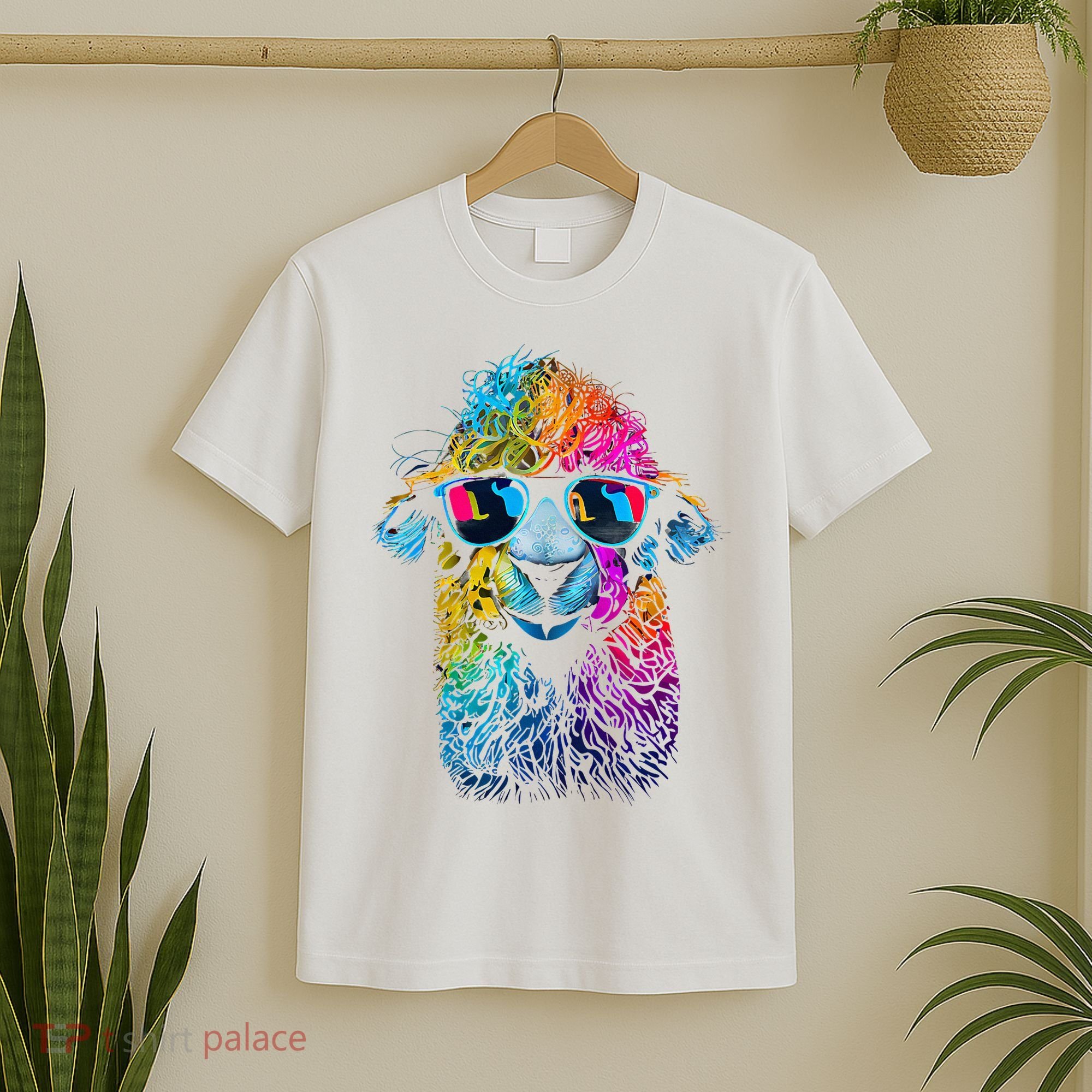 Lama Colorful Cool Alpaca Alpacalover T-Shirt