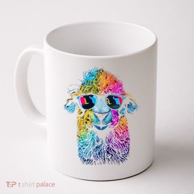 Lama Colorful Cool Alpaca Alpacalover Coffee Mug