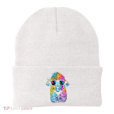 Lama Colorful Cool Alpaca Alpacalover Beanie