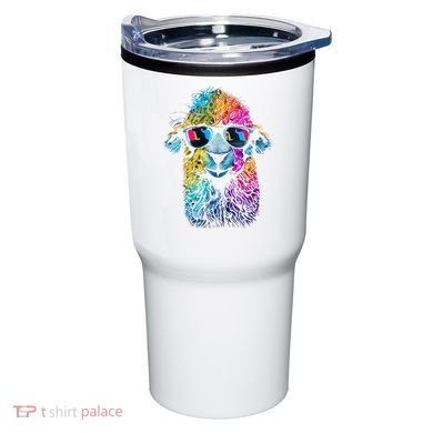 Lama Colorful Cool Alpaca Alpacalover Tumbler