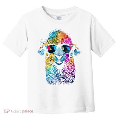 Lama Colorful Cool Alpaca Alpacalover Toddler T-Shirt