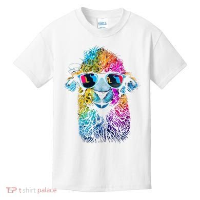 Lama Colorful Cool Alpaca Alpacalover Kids T-Shirt