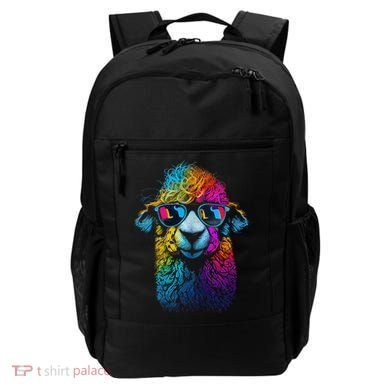 Lama Colorful Cool Alpaca Alpacalover Backpack