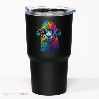Lama Colorful Cool Alpaca Alpacalover Tumbler