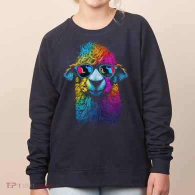 Lama Colorful Cool Alpaca Alpacalover Women's Sweatshirt