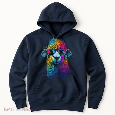 Lama Colorful Cool Alpaca Alpacalover Hoodie
