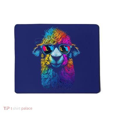 Lama Colorful Cool Alpaca Alpacalover Mousepad