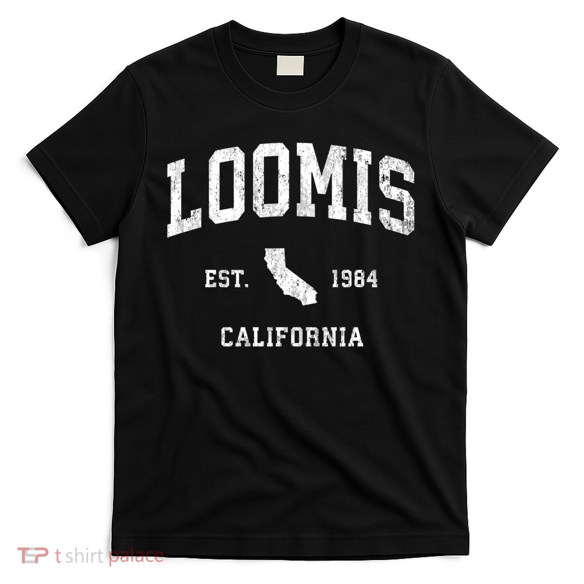 Loomis California Ca Vintage Athletic T-Shirt