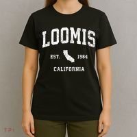 Loomis California Ca Vintage Athletic T-Shirt thumb 4