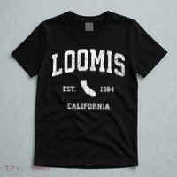 Loomis California Ca Vintage Athletic T-Shirt thumb 5