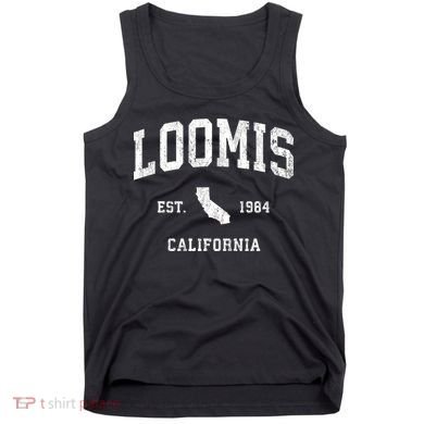 Loomis California Ca Vintage Athletic Tank Top