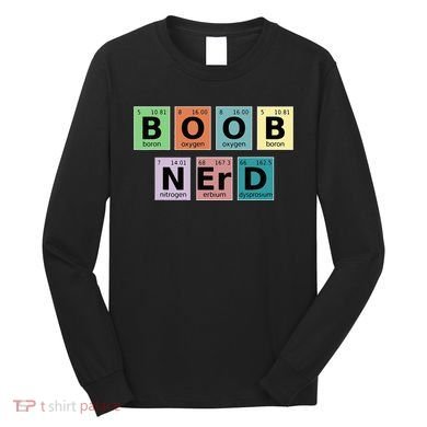 Lactation Consultant Counselor Boob Nerd Long Sleeve Shirt