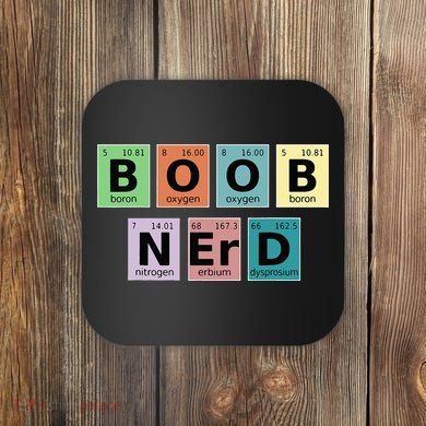 Lactation Consultant Counselor Boob Nerd Coaster