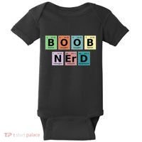 Lactation Consultant Counselor Boob Nerd Baby Bodysuit thumb 0