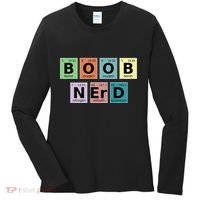 Lactation Consultant Counselor Boob Nerd Women's Long Sleeve Shirt thumb 0