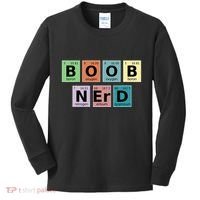 Lactation Consultant Counselor Boob Nerd Kids Long Sleeve Shirt thumb 0