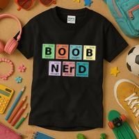 Lactation Consultant Counselor Boob Nerd Kids T-Shirt thumb 3