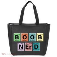 Lactation Consultant Counselor Boob Nerd Tote Bag thumb 0