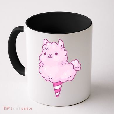 Llama Cotton Candy Coffee Mug