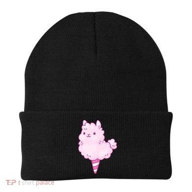 Llama Cotton Candy Beanie