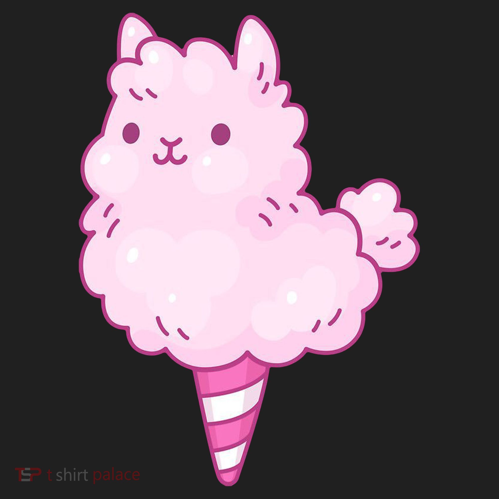 Llama Cotton Candy Beanie