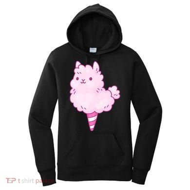 Llama Cotton Candy Women's Hoodie