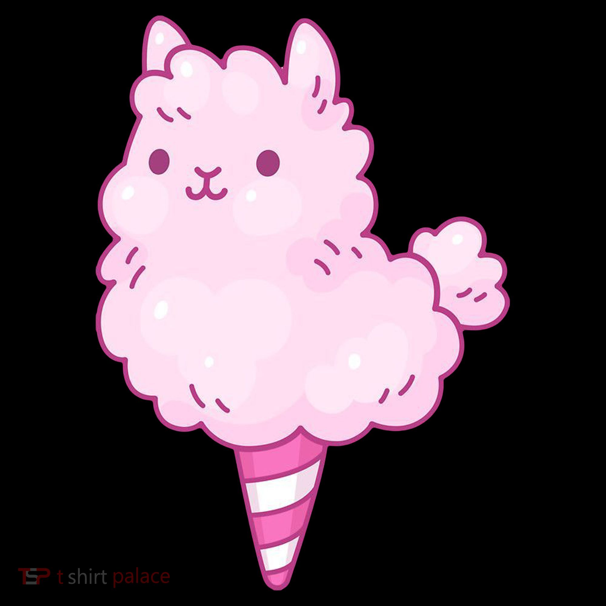Llama Cotton Candy Women's Hoodie