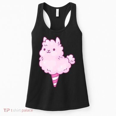 Llama Cotton Candy Women's Tank Top