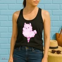 Llama Cotton Candy Women's Tank Top thumb 2