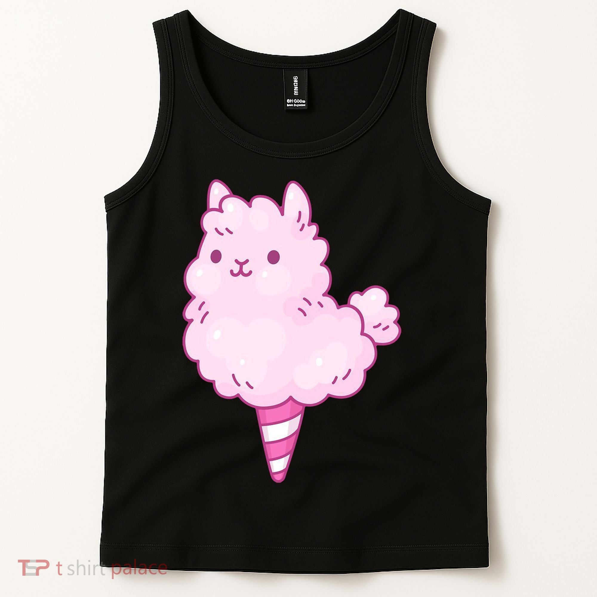 Llama Cotton Candy Tank Top