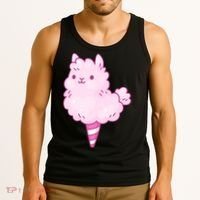 Llama Cotton Candy Tank Top thumb 3