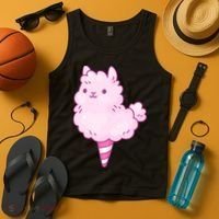 Llama Cotton Candy Tank Top thumb 4