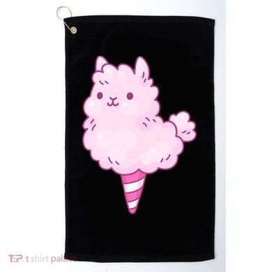 Llama Cotton Candy Golf Towel