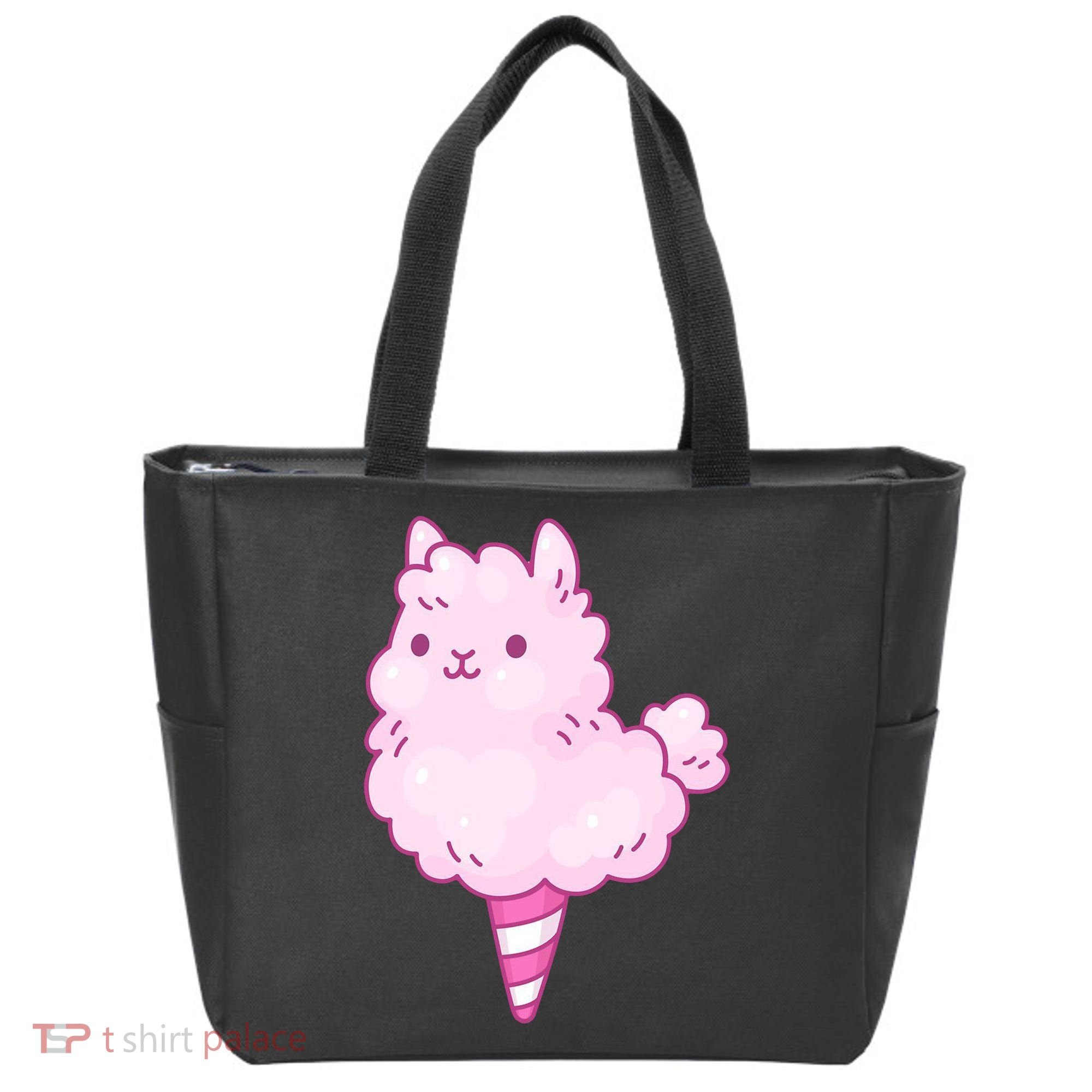 Llama Cotton Candy Bag